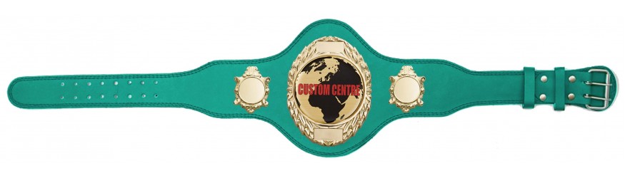 CUSTOM CHAMPIONSHIP BELT PLT286/G/CUSTOM - AVAILABLE IN 4 COLOURS